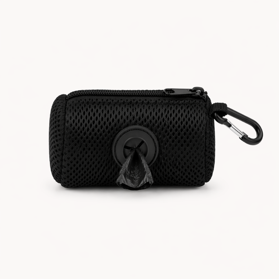 Black Poop Bag Holder