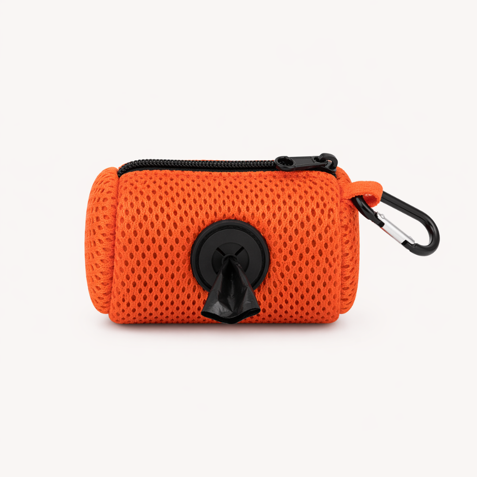 Orange Poop Bag Holder