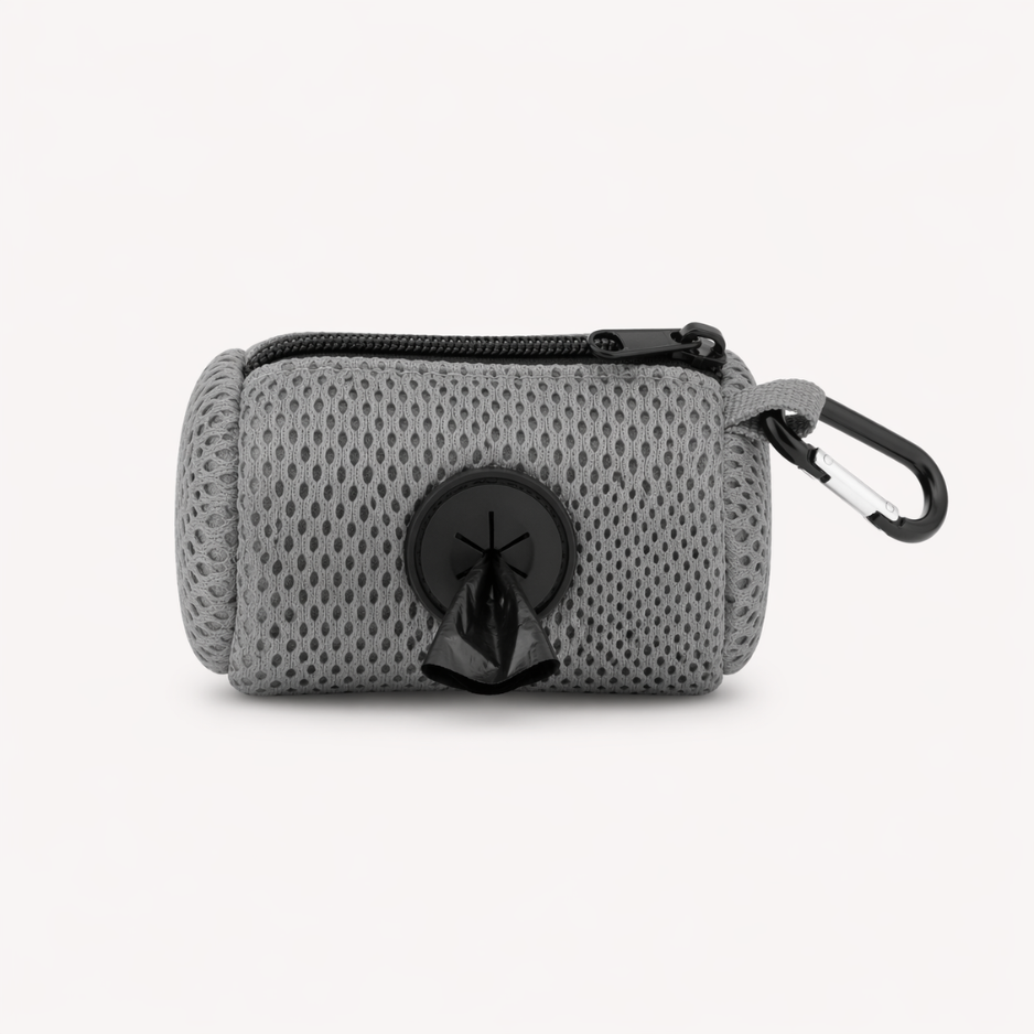 Grey Poop Bag Holder