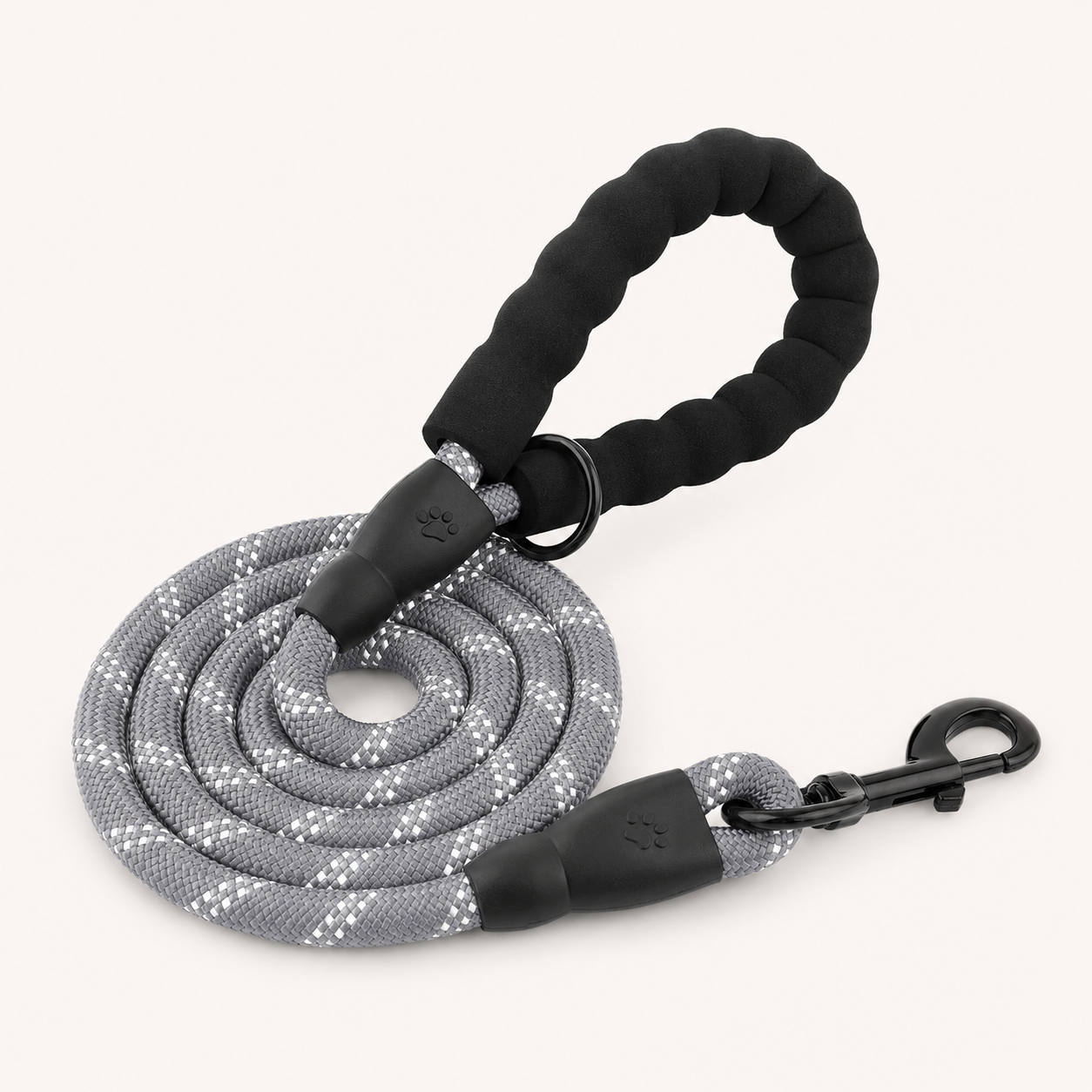 grey rope lead