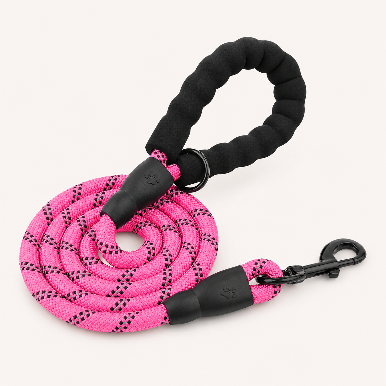 pink rope lead